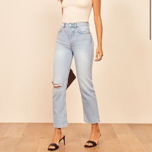 REFORMATION Cynthia High Rise Cropped Jean